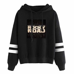 Moneybagg Yo Rocky Road Hoodie Pullover Sweatshirt Långärmad Vuxen Unisex Modekläder