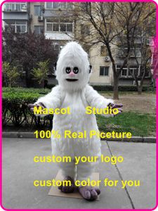 Snow Monster Mascot Costume Custom Dorosły Rozmiar Kreskówki Zestawy Mascotte Carnival Costume41568