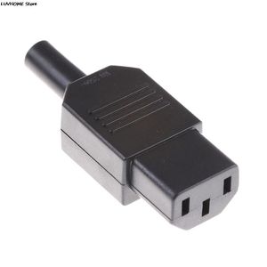 Outros acessórios de iluminação 1pcs preto IEC 320 C13 Plugue feminino conector de energia de reabastecimento 3pin Socket 10a /250V Conectorother