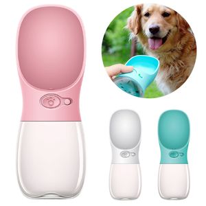 Travel Pet Dog Cat Drinking Bowl Safety Valp Big Water Bottle For Small STOR S Golden Retriever Feeder Pets Accessories Y200917