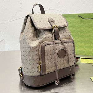 Zaino Borsa da scuola con coulisse Borsa a spalla da donna Borsa a tracolla da uomo Flip Decorazione da donna Tasche multiple Lettere di moda di grande capacità Spallacci regolabili