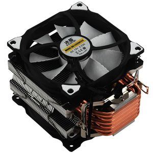 Reparação de ferramentas Kits Snowman M-T6 4Pin CPU CPU Refrigerador 6 Teerpipe Fãs Duplos 12cm Fan refrescante LGA775 1151 115x 1366 Suporte AMD