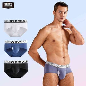 52025 Männer Unterwäsche Separation Pouch Briefs Schnell trocknende Seide Mesh Pouch Unterhose Männer Slips Patentierte Briefs Männer Sexy Unterwäsche T220816