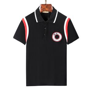 Polo Polo Designer Summer Fashion T-Shirt Golf Lapel Cotton Hafted Druku