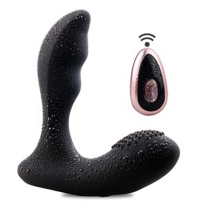 Massageador de próstata grau vibrador anal giratório de silicone masculino plugue anal ânus vibratório brinquedo sexy para homens estimulação do ponto G