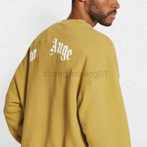 Designer Palms Hoodie Oversized Vintage Luxe Fashion Black Autumn And Winter Cotton PA Haircut Bear Towel Embroidery Round Neck Angels Sweater Jacket