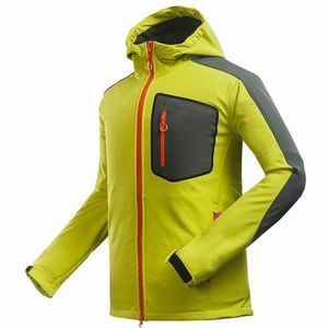 Män Winter Autumn Fleece Soft Shell Jacket Camping Sports Coat Outdoor Ski Waterproof Waterproof Climbing Handing Jacket 201127