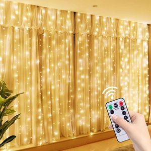 Saiten LED Lichter String Beleuchtung Fee Zimmer Dekor Outdoor Weihnachten Hochzeit Encanto Party Dekorationen Vorhang LichtLED