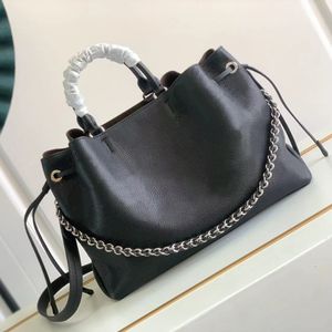 Designer tygväska 10a spegel kvalitet axel handväska äkta läder påse med låda L081