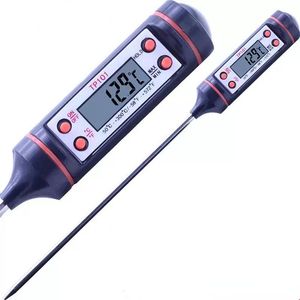  200pcs Gıda Sınıfı Dijital Pişirme Probu Meat Mutfak Barbekü Seçilebilir Sensör Termometre Taşınabilir Dijital Pişirme Termometresi FY5263