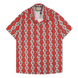 2022 Stylistowa koszula polo moda letnie mężczyźni swobodny koszulki krótkie rękawowe topy hawajskie koszule plażowe