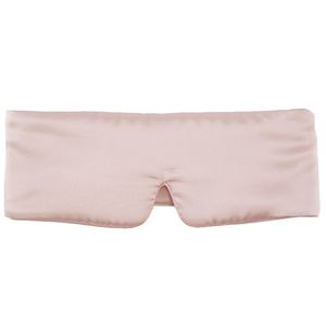 100% Natural Silk Sleep Eye Mask Memory Sponge Portable Sleep Cover Shade Soft Blindfold Thicker Eye Patch Travel Relax Aid 220715