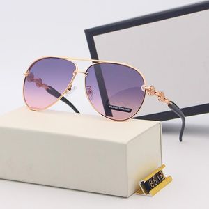 Top luxury Sunglasses polaroid lens designer womens Mens Goggle senior Eyewear For Women eyeglasses frame Vintage Metal Sun Glasses With Box78453