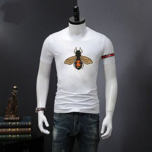 Mens t-shirts 2022 summer embroidered cotton GGs men high quality custom clothing top designer t shirt women's luxury outdoor couples short sleeves A3