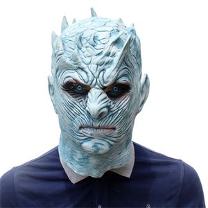 Film Gecesi King Cosplay Mask Walker Face Night Re Zombie Lateks Parti Maskesi Yetişkin Taht Kostümleri 200929