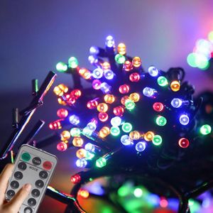 Strings Fairy Garland USB Remote Light String 8 Flashing Mode vardagsrummet Garden Christmas Wedding Party Decoration Festoon Lyssled LED