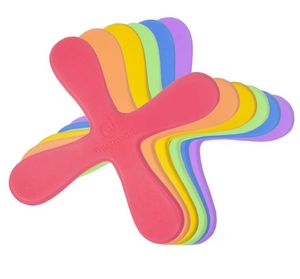 Schaumstoff-Bumerang-Darts für Kinder und Erwachsene, weich und sicher, schnelles Fangen von Bumerangs für den Innen- und Außenbereich, Spaß, einfach zu werfen, 10-Zoll-Spielspielzeug