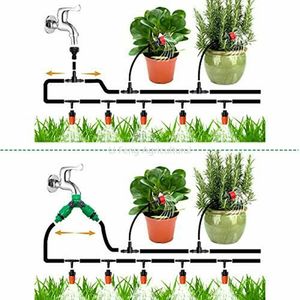 Equipamentos de rega 30m Sistema automático de irrigação por gotejador de sprinklers de água de água mangueira