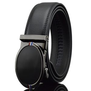 TopSelling Designer Men Genuine Leather Luxury Black Men's s Automatic Buckle High Quality Belt Cummerbunds Male Classic luxury