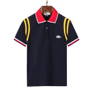 2022 Designer Stripe Polo koszula