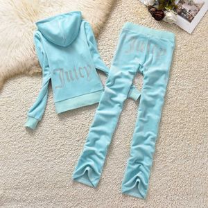 Juicy Apple Tracksuit Women Spring Autumn New Leisure Sports Suit Zipper Sweater Hoodies Two-piece Outdoor Sportswear Suits Juicy Tracksuit 927