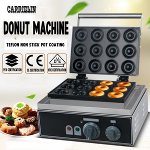 Automatic Doughnut Breakfast Round Cake Bread Maker Light Food Machine Four-Row 220V Home Used Electric Donut 1550W Fast Heating