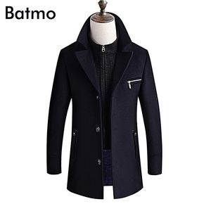 BATMO NOVO CHEGANDO DE VIRVALMENT WINTER GRESSO A quente casual casaco de lã Men Men S Jackets de inverno Men S Parkas Plus Size M LJ201109