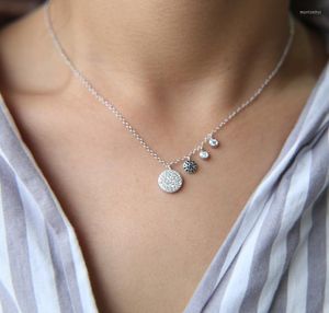 Коллиер продажа ожерелья Maxi Collier 2022 925 Sterling United In Love Циркония диско -шарм женщины тонкие цепные цепочки четки Morr22 Morr22