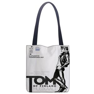 Evening Bags Custom Tom Of Finland Paint Printing Shoulder Bag Canvas Tote Shopping Travel Book Handbag LogoEvening