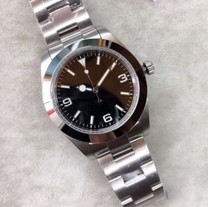ST9 Watch Explorer 39 mm stal nierdzewna 2813 ruch Automatyczne mechaniczne męskie zegarki serie Serie