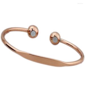 Pulseiras de saúde pulseiras para mulheres ímãs magnéticos de cobre jóias de charme de pulseira como presente de presente 2022 Arrivalbangle lars22