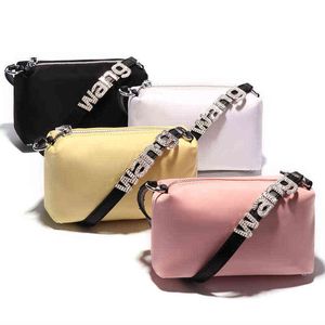 Xiaofang Bag New Korean Nylon Cloth Portable Women's Bag Awng Diamond Inlaid Letter Diamond King Bag Fashion 220426