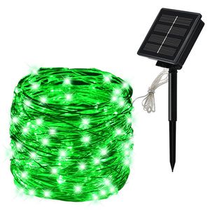 LED Solar Light Outdoor Lamp String Lights for Holiday Christmas Party Waterproof Fairy Lights Garden Garland 10m