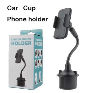 Car Cup Holder Phone Mount Adjustable Gooseneck 360 Degree Rotatable Cellphone Cradle for iPhone Samsung Galaxy Huawei Bionanosky