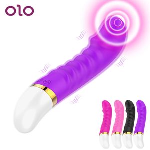 OLO Dildo Vibrator 12 Geschwindigkeit Weibliche Masturbator G-spot Massager Vagina Klitoris Stimulator sexy Spielzeug Für Frauen Erwachsene Produkte