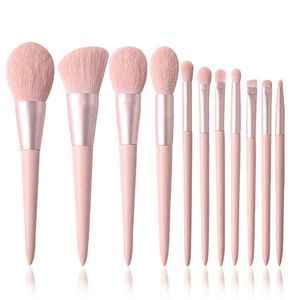 Strumenti per il trucco Pennello per trucco 11 United Rose cosmetics beauty set eye black background eye shadow brush 220423