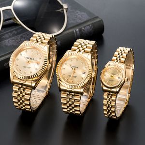 Men's Automatic Mechanical Watch All Stainless Steel Super Bright Waterproof Watch Montreux Luxury Women's Watch
