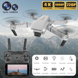 Função de altura fixa, Dobrável 4K HD Câmera Mini Drone Aircon Abs Material Super Resistente ao Outono E88 Drone Controle Remoto Drones