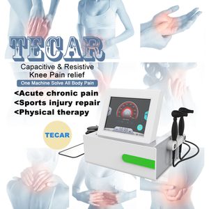 Gadgets de saúde Radiofrecuencia Cabeça de fisioterapia Tecar Diatermy Machine CET RET Dor alívio da dor fisioterapia para terapeuta esportivo de reabilitadores esportivos