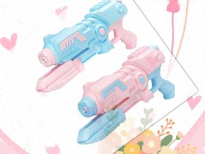 Plastic Summer Beach Water Playing Air Pressure Water Gun Toys Outdoor Drifting Pull-out Waters Guns Toy Gift For Children and Adult