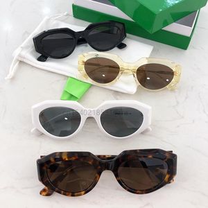 Sunglasses Polygon Frame Clear Lens Cat Eye Women BV1031S Acetate Neutral 2022 Trendy Driving Sun Glasses Uv400SunglassesSunglasses