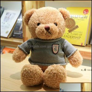 Fest Favor Event Supplies Festive Home Garden cm Lovely Soft Teddy Bear Plush Toy Stuffed Animals Playmate Soothing Doll PP Cotton Kids