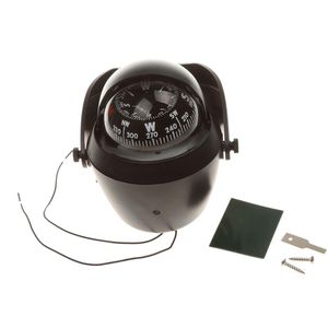 Utomhus prylar camping vandring bilbåt lastbil navigation vattenprou kompass universum boll svart 12v led natt med rese accessoryoutdoor