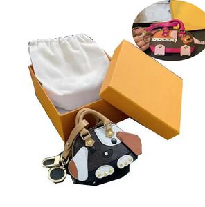 2Style Design Without Box Letter Cartoon Dog Designer Keychain Holder Pu Leather Animal Car Elephant Shell Keyrings Key Chain High269w