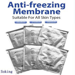 Cryolipoliz Cryo Pad Antifriz Membran Aksesuarları Parçalar Yağ Donma Tedavisi Zayıflama Makinesi için Orta Boy Anti Dondurucu Film