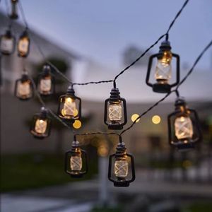 1.5M10LED 배터리 Decoracion 워터 오일 램프 요정 조명 LED 크리스마스 라마단 정원 웨딩 파티 장식을위한 야외 끈 조명