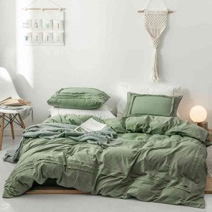 Silk Man Textile Home Three Piece Set Hot Selling Washed Pure Cotton Bedding