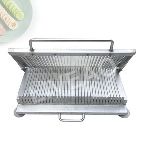 Commercial Manual Kitchen Slicer Cucumber Duck Blood Lunch Meat Slicing Machine Fruit Vegetable Cutter