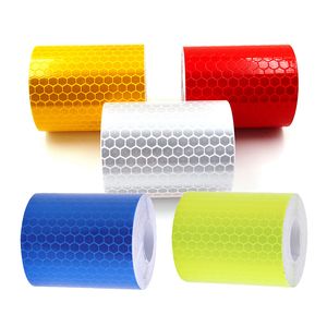 5cm*100cm Car Reflective Tape Stickers Night Safety Warning Strips Reflector Automobiles Motorcycle Styling Decoration Protective Film Sticker