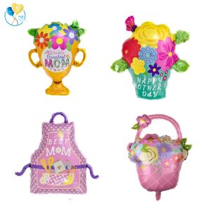 Новая материнская вечеринка Фестивали воздушные шары Feliz Dia Mama Fronon Trophy Flower Все виды украшения воздушный шар